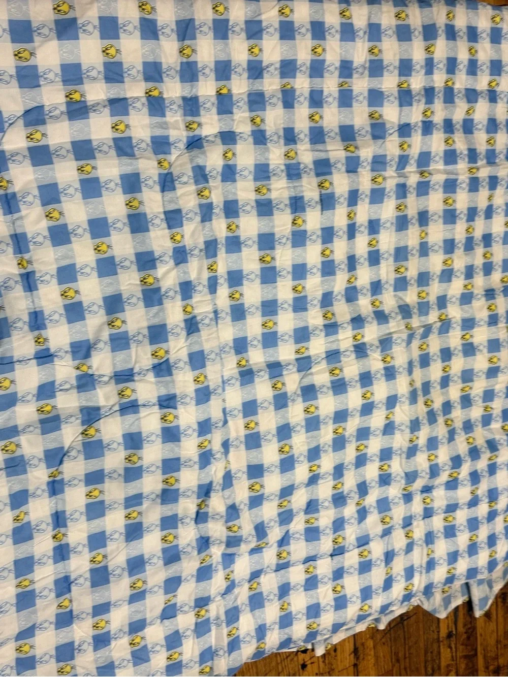 Vintage 90s Tweety Bird Twin Bedding Flat Sheet, fitted sheet, and Pillow Case